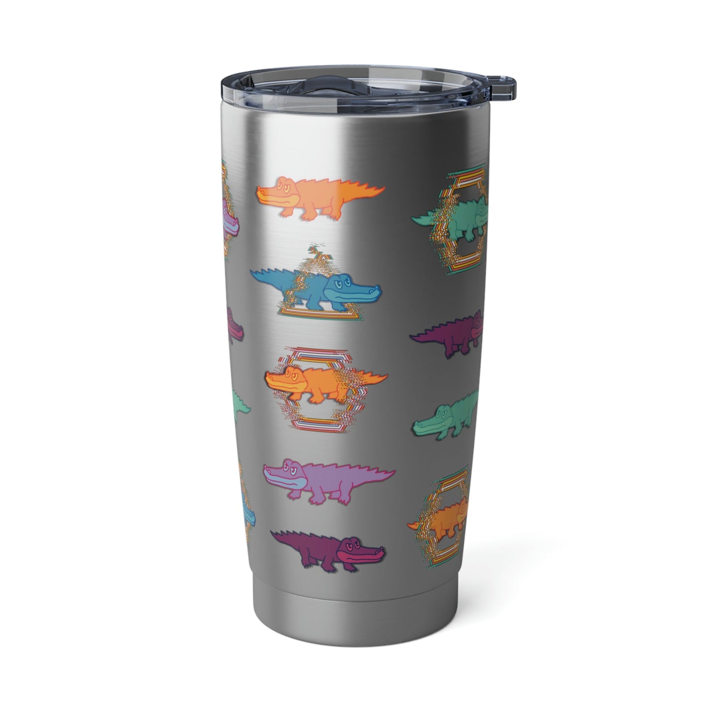 King Gizzard and the Lizard Wizard Tumbler – Trippy Psychedelic Alligator Art Atlas Wanderlust